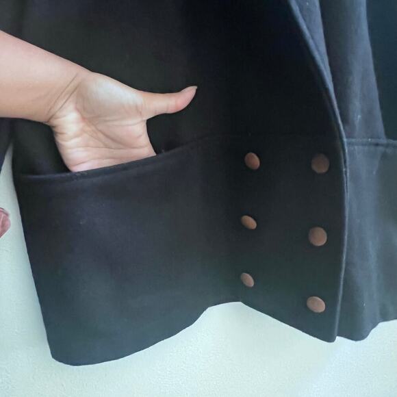 La Redoute Double Breasted Wool Blend Blazer Women's Jacket 38/40 Made in France - Picture 4 of 9